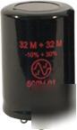 Capacitor electrolytic 32/32 Âµf @ 500 vdc jj electronic