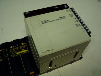 Omron cpu rack C200H-BC051-V2 power supply C200H-PS221