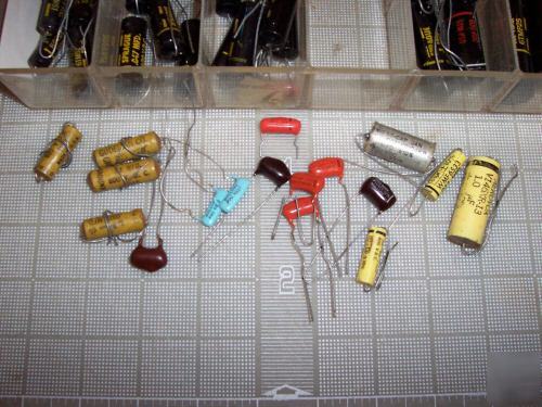 Vintage 51 nos sprague black beauty capacitors