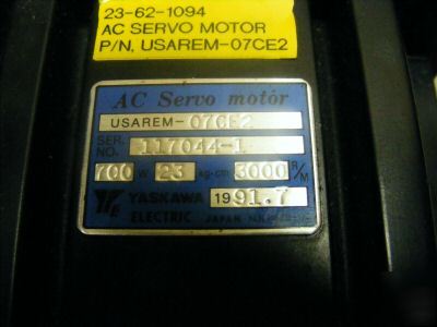 Yaskawa servo drive motor, ac motor