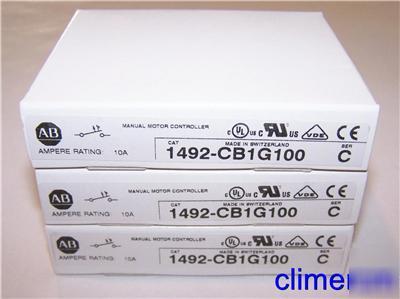 3 allen bradley 1492-CB1G100 1492CB1G100 controller 