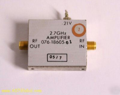 Anritsu 076-18605-01 0577 2.7 ghz sma(f) amplifier nice
