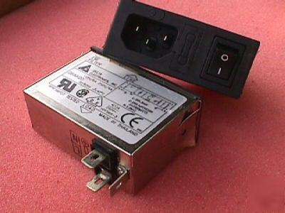 Delta line emi filter 6 amp 06AK2D lightly used
