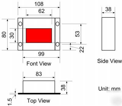 Led backlight illuminator for machine vision