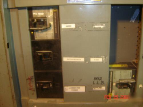 Used 600 amp square d service panel 1452-6 