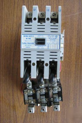 Cutler hammer c-h AN16KNO size 3 starter 90A series A1