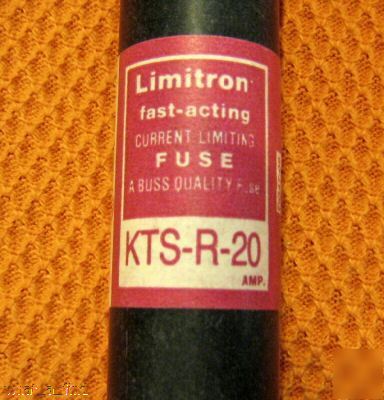 New buss limitron kts-r-20 fuse KTSR20 20 amp 600 volt