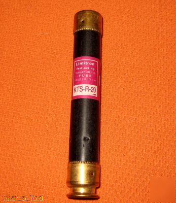 New buss limitron kts-r-20 fuse KTSR20 20 amp 600 volt