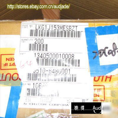 10PCS 15000UF 63V nichicon kg gold plating terminal cap