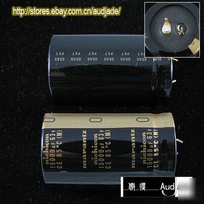 10PCS 15000UF 63V nichicon kg gold plating terminal cap