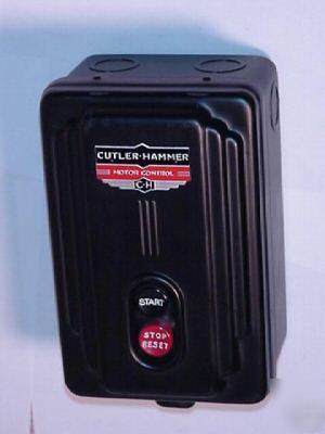 1939 art deco cutler-hammer motor control unused in box