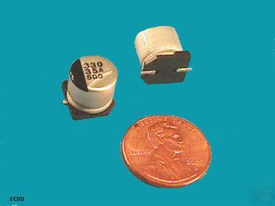 Capacitor,panasonic PCE3193TR-nd 330UF 35V smt reel/500