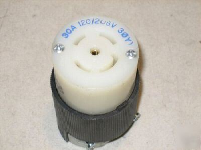 Hubbell HBL2813 30A 120/208V L21-30R locking connector