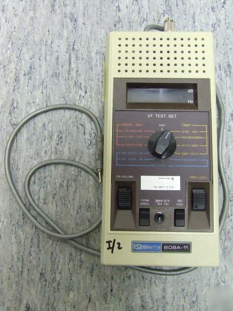 Sierra 808C-11 vf test set