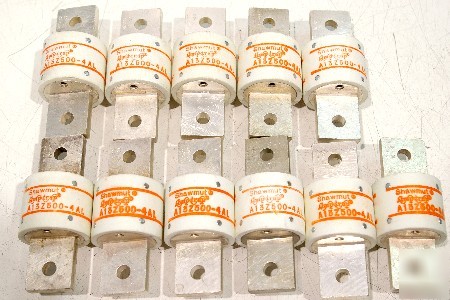 11- shawmut amptrap A13Z 500A 130V semiconductor fuses