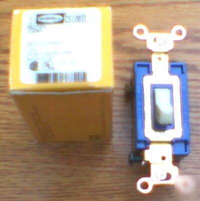 Hubbell CS1203I switch 15 amp 120-277 volt CS1203