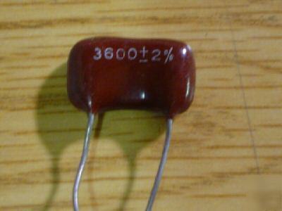 New 10PCS 500V 3600PF dipped silver mica capacitors 