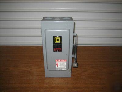 Square d H321N safety switch 30 amp disconnect 240V 30A