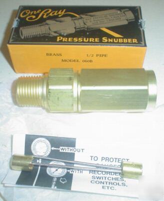 060B one ray brass snubber 1/2