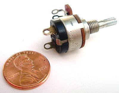 12K potentiometer w/ (small) 5AMP 20V no spst switch 10
