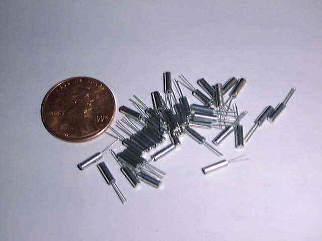 500 quartz crystals 131.0720 khz. tp.C2/cl.11.0/pf.100