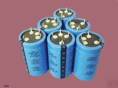 Capacitor, cornell/dubilier 382LX 10000UF, 20%, 80VDC