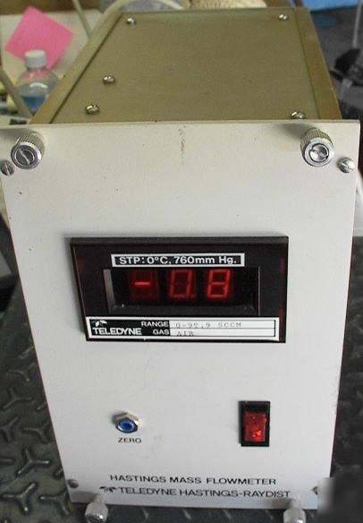 Hastings mfm power supply readout 0-99.9 sccm air