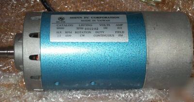 New 130 vdc 2.5 hp 4500 rpm treadmill replacement motor