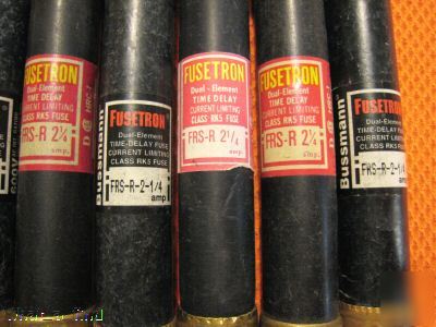 New lot 8 buss frs-r-2-1/4 fuse FRSR2 1/4 amp 600 volt