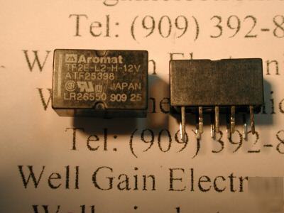 Aromat/pan/mat TF2E-L2-h-12V latching dip relay dpdt