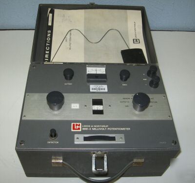 Leeds & northrup 8691-2 millivolt potentiometer