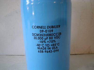New 4PCS 80V 35000UF cde computer grade bus capacitors 