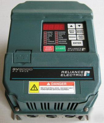 Reliance electric 5V4160 GV3000/se 5HP ac vs drive re