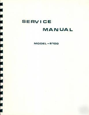 Nad model 6100 original service manual 