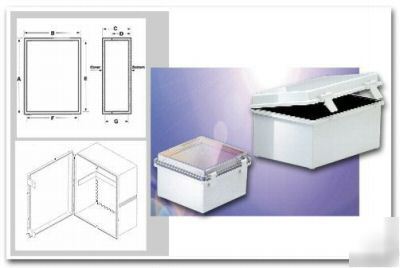New bud nbb 10265 plastic nema 4X box 13