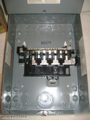 New square d QO816L100S 100A 8 sp 16 circ load center