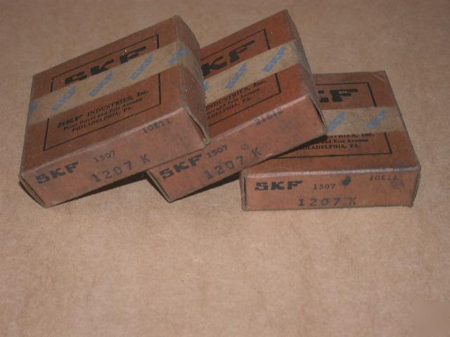 Skf double row ball bearings 1207K set of 3