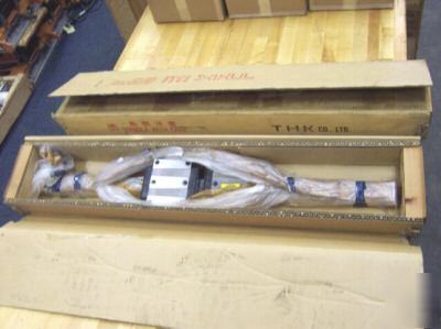 New thk linear rails w/ 4 bearing blocks ~ ~