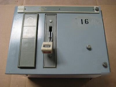 Furnas system 89 size 2 breaker type starter mcc bucket