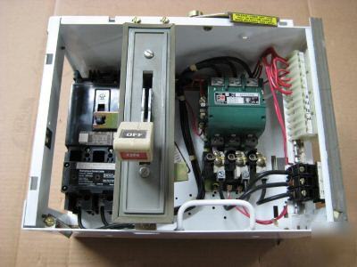 Furnas system 89 size 2 breaker type starter mcc bucket