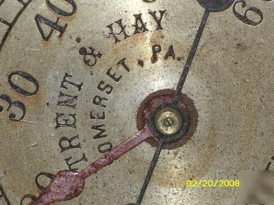 Jas p. marsh altitude gauge 1912 chicago somerset, pa