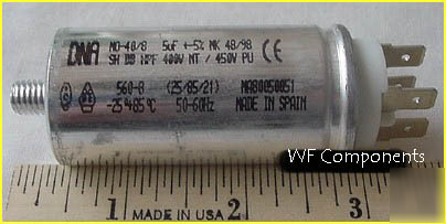 Motor run (start) capacitors 5UF 400V 450V (2)