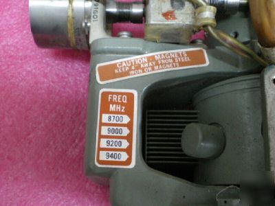 Varian 8945 coaxial magnetron klystron microwave WR112