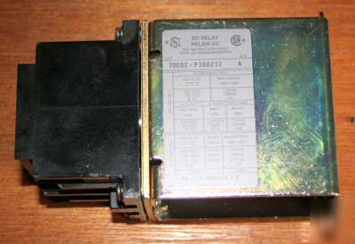 Allen bradley 700DC direct drive relay 700DC-P200Z12 
