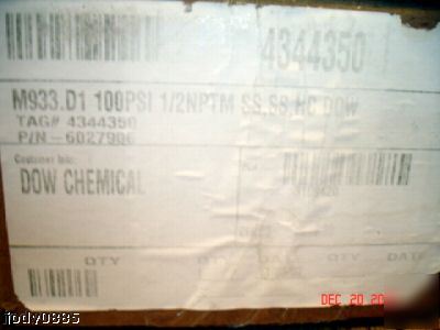 Wika M933.D1 diaphragm pressure gauge 0-100PSI >*A6