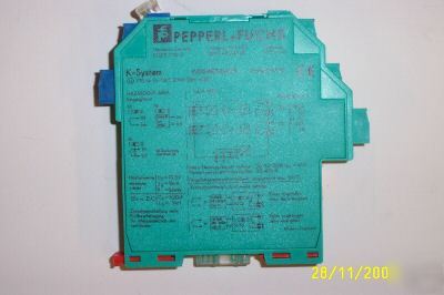 Pepperl fuchs intrinsically safe relay KFD2-SR2-EX2.w