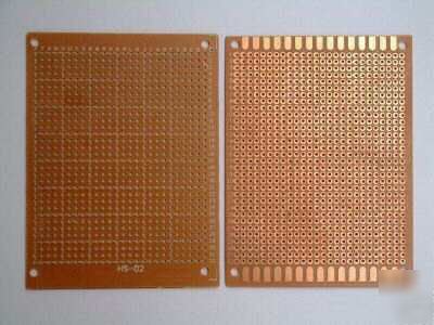 50, proto-type pcb circuit panel solder diy 90X70 board