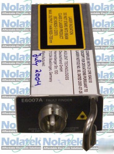 Agilent E6007A visual fault finder sub-module
