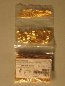 Coaxial crimp connectors 100 pieces