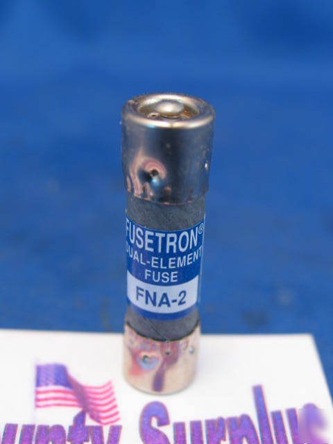 Fna-2 2 amp 125V bussmann tron time delay fuse